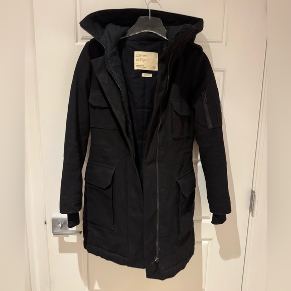 Black Winter Parka - Picture 2 of 8